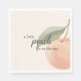 Guardanapo De Papel Chá de Bebê Little Peach está a Caminho