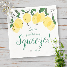 Guardanapo De Papel Chá de Bebê Main Squeeze Lemons