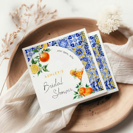 Guardanapo De Papel Chá de Bebê Mediterrâneo Boho Arco Spritz
