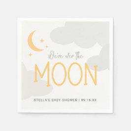 Guardanapo De Papel Chá de Bebê Moderno Além da Lua