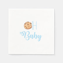 Chá de Bebê Oh Baby Milk and Cookies azul