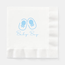 Guardanapo De Papel Chá de Bebê para Menino Azul