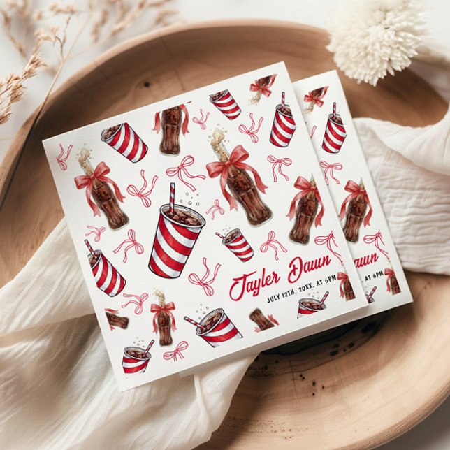 Guardanapo De Papel Chá de Bebê Ready to Pop Cola (Criador carregado)