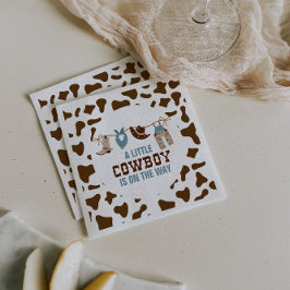 Guardanapo De Papel Chá de Bebê Rodeio Caubói Ocidental