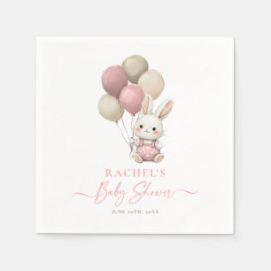 Guardanapo De Papel Chá De Bebê Rosa-Cor-de-Coelho