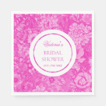 Chá de Bebê Rosa Flores Vitorianas