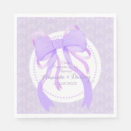 Guardanapo De Papel Chá de Bebê Roxo