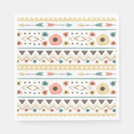Guardanapo De Papel Chá de Bebê Rústico Boho