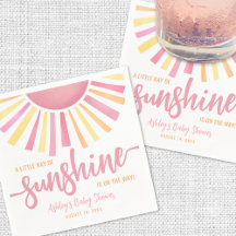 Chá de Bebê Sol Rosa
