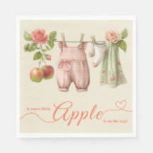 Chá de Bebê Sweet Little Apple | Chá de Bebê Rústi