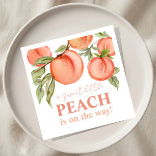 Guardanapo De Papel Chá de Bebê Sweet Little Peach 