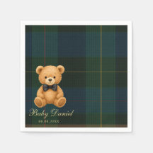 Chá de Bebê Teddy Bear Preppy