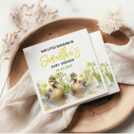 Guardanapo De Papel Chá de Bebezinho Pato-de-Cama Cinto-d-Água