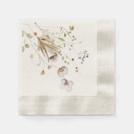 Guardanapo De Papel Chá de casamento de flor selvagem Napkins