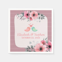 Chá de casamento Floral de Aquarela Elegante