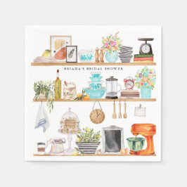 Guardanapo De Papel Chá de Cozinha Personalizado para Noiva