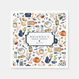 Guardanapo De Papel Chá de Cozinha Personalizado para Noiva