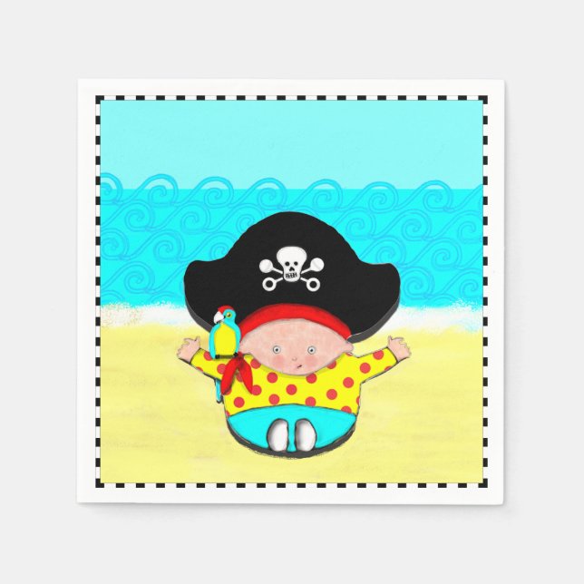 Guardanapo De Papel chá de fraldas (Frente)