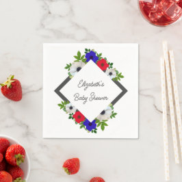 Guardanapo De Papel Chá de fraldas Anemone de Panda Patriótico