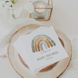 Guardanapo De Papel Chá de fraldas Arco-Íris Boho