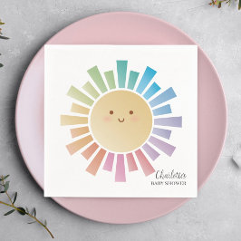 Guardanapo De Papel Chá de fraldas Arco-Íris Colorido