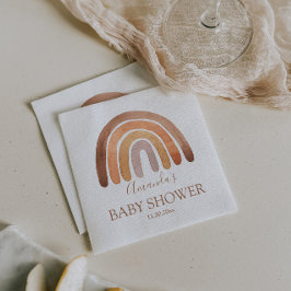 Guardanapo De Papel Chá de fraldas Arco-Íris de Toner Terrestre Aquare