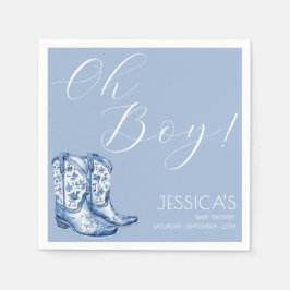 Guardanapo De Papel Chá de fraldas Azul