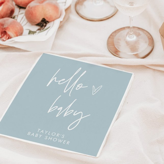 Guardanapo De Papel Chá de fraldas Azul Papel Napkin Decinto Boho (Criador carregado)