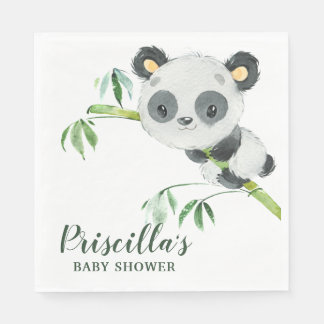 Guardanapo De Papel Chá de fraldas Bamboo Verde Panda Sexo Neutro