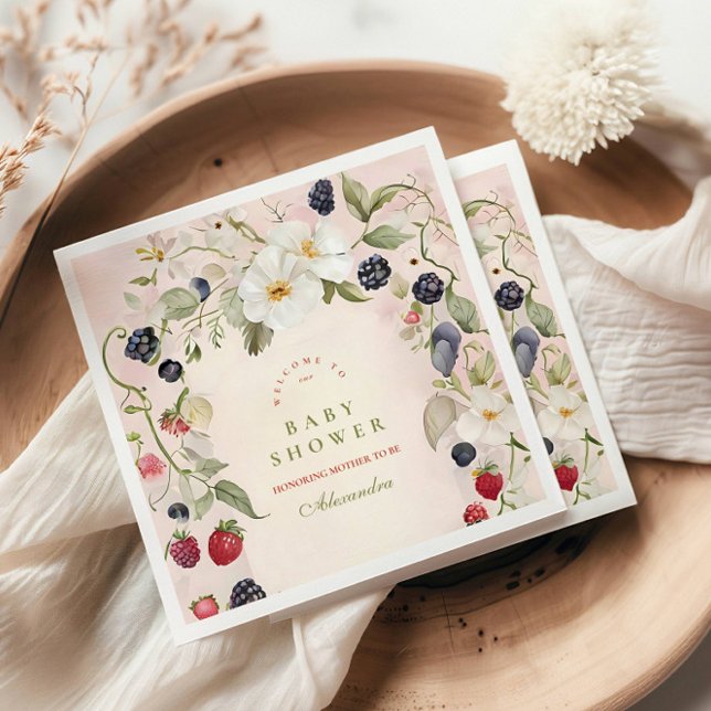 Guardanapo De Papel Chá de fraldas Berry Sweet (Criador carregado)