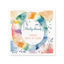 Chá de fraldas BOHO de Cubo Personalizado