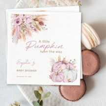 Chá de fraldas Boho Floral Little Pink Pumpkins