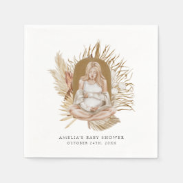 Guardanapo De Papel Chá de fraldas Boho Florals