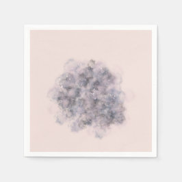 Guardanapo De Papel Chá de fraldas Celestial Rosa Watercolor Baby Girl