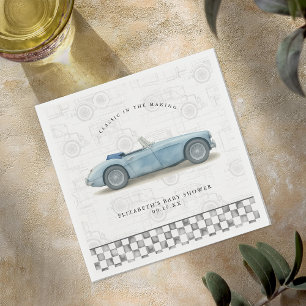 Guardanapo De Papel Chá de fraldas Clássico do Carro vintage