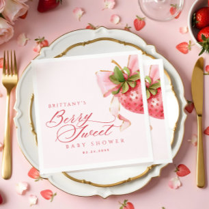 Guardanapo De Papel Chá de fraldas Coquette Berry Sweet