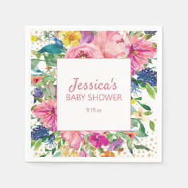 Guardanapo De Papel Chá de fraldas Cor-de-rosa azul amarelo Dourado Br