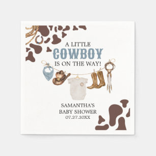 Guardanapo De Papel Chá de fraldas Cowboy