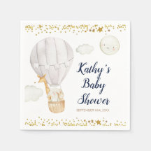 Chá de fraldas da selva do balão de ar quente bran