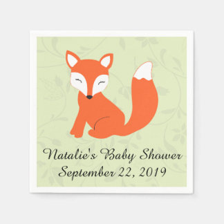 Guardanapo De Papel Chá de fraldas da Woodland Fox