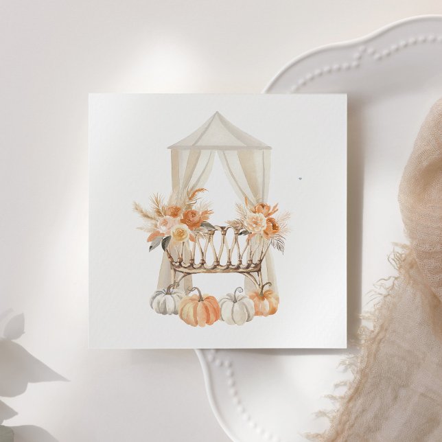 Guardanapo De Papel Chá de fraldas de Abóbora Floral (Criador carregado)