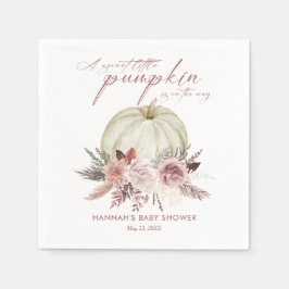 Guardanapo De Papel Chá de fraldas de Abóbora Floral Rosa