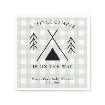 Chá de fraldas de acampamento