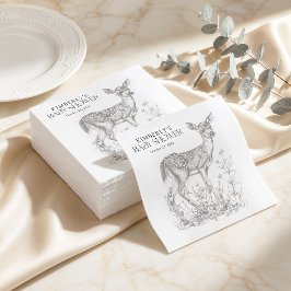 Guardanapo De Papel Chá de fraldas de Animais Florestais Antigos