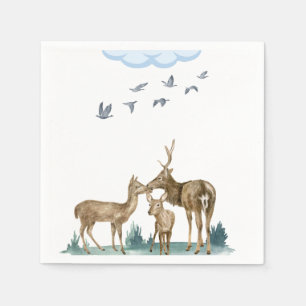 Guardanapo De Papel Chá de fraldas de Animais Florestais Napkins