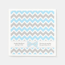 Guardanapo De Papel Chá de fraldas de arco azul ADICIONAR SUA FORMAÇÃO