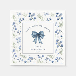 Guardanapo De Papel Chá de fraldas de Arco Berry Sweet Blueberry