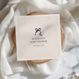 Guardanapo De Papel Chá de fraldas de Arco mínimo elegante