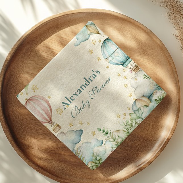 Guardanapo De Papel Chá de fraldas de Aventura da Pastel Sky (Criador carregado)