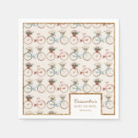 Chá de fraldas de Bicicleta Vintage